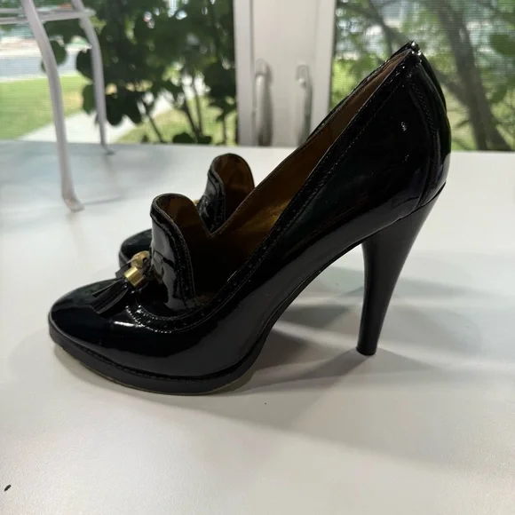 Sam Edelman Black Patent Leather Heels Women’s 9M - Picture 5 of 16